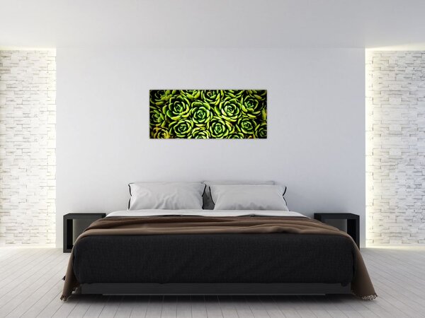 Tablou cu flori de piatră (120x50 cm)