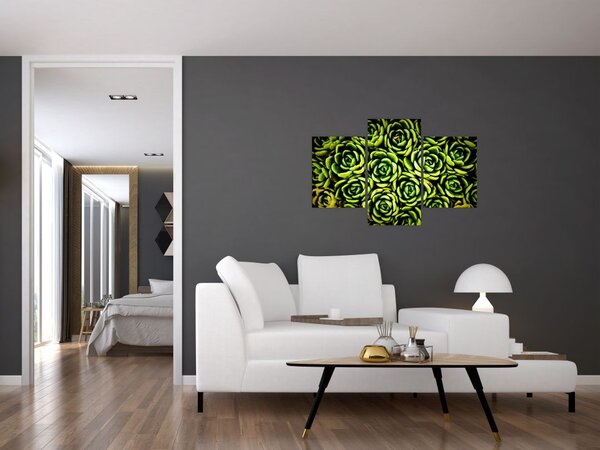 Tablou cu flori de piatră (90x60 cm)