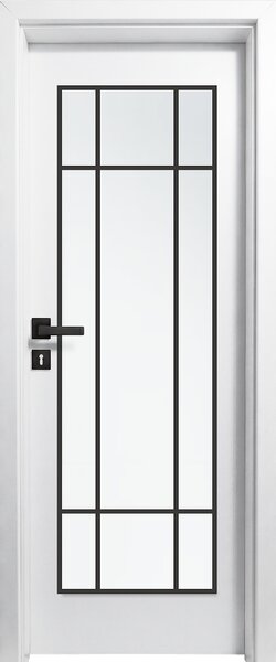 Usa interior Alba HDF cu toc reglabil din MDF PAL - Colectia STENOIR Alb 7.1