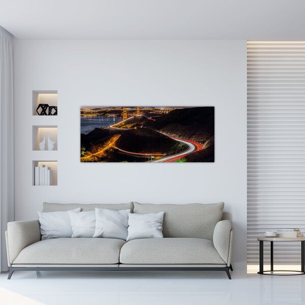 Tablou - Golden Gate Bridge (120x50 cm)