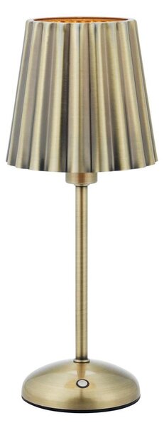 Markslöjd 109127 - Lampă de birou LED reîncărcabilă dimmabilă CELIA 1xE14/2W/2000 mAh alamă