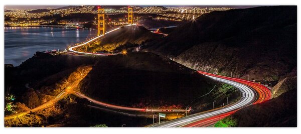 Tablou - Golden Gate Bridge (120x50 cm)