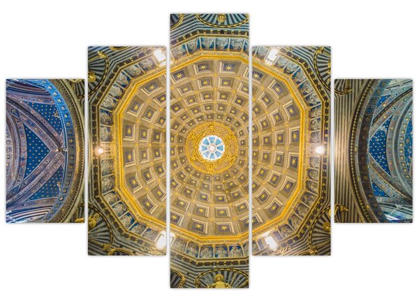 Tablou cu tavanul bisericii Siena (150x105 cm)