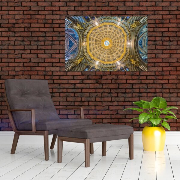 Tablou cu tavanul bisericii Siena (90x60 cm)