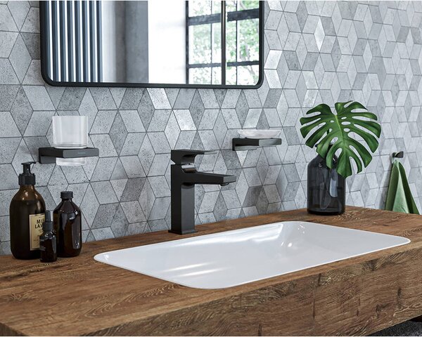 Portpahar, Hansgrohe, AddStoris, negru mat