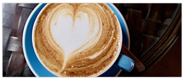 Tablou - Latte art (120x50 cm)