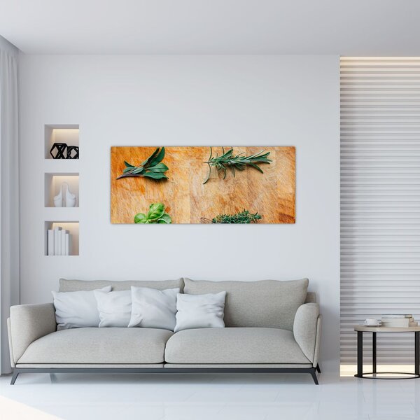 Tablou - Ierburi (120x50 cm)
