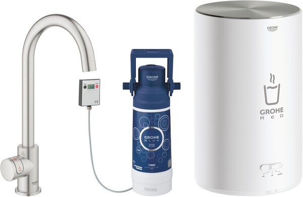 Grohe Red robinet de bucatarie cu boiler pe picior SuperSteel 30085DC1