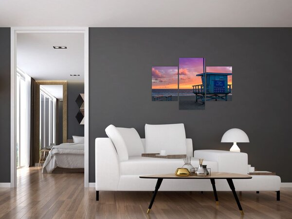 Tablou de pe plaja Santa Monica (90x60 cm)