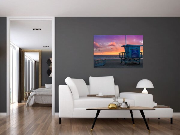 Tablou de pe plaja Santa Monica (90x60 cm)