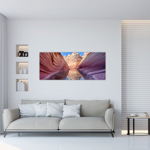 Tablou - valurile de Arizona (120x50 cm)