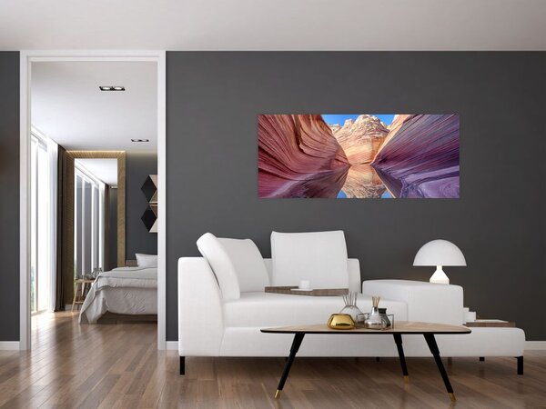 Tablou - valurile de Arizona (120x50 cm)