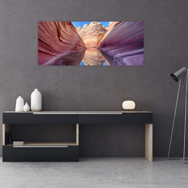 Tablou - valurile de Arizona (120x50 cm)