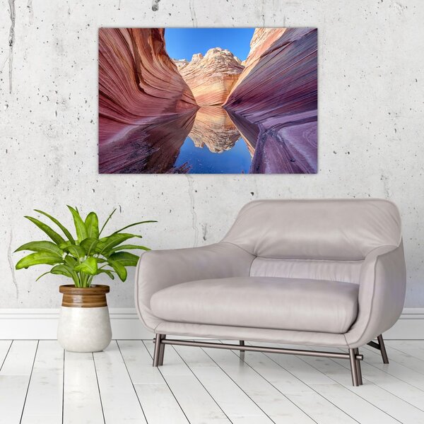 Tablou - valurile de Arizona (90x60 cm)