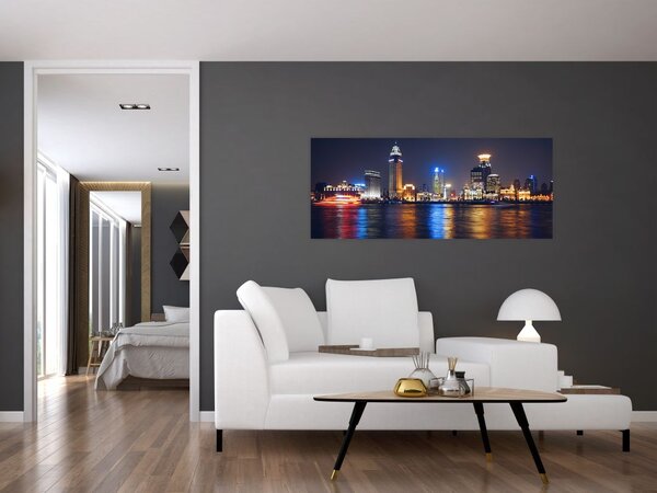 Tablou - Reflectările nopții (120x50 cm)