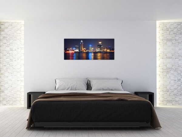 Tablou - Reflectările nopții (120x50 cm)