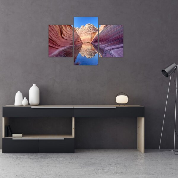 Tablou - valurile de Arizona (90x60 cm)