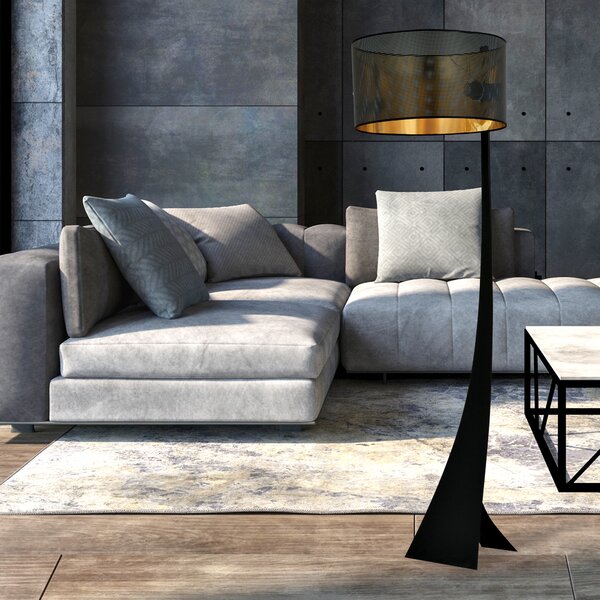 Emibig Estrella lampă de podea 1x15 W negru-auriu 1156/LP1