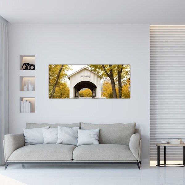 Tablou cu podul în Oregon (120x50 cm)
