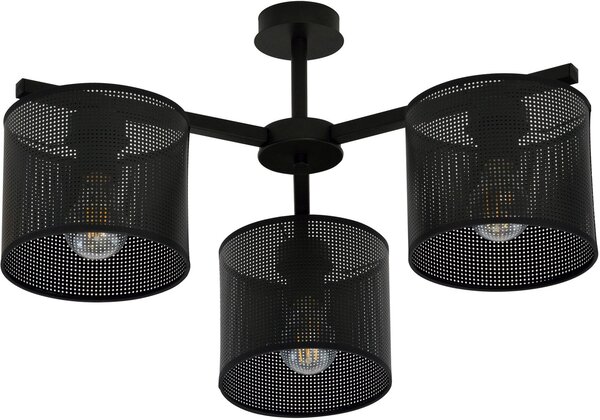 Emibig Jordan lampă de tavan 3x15 W negru 1143/3