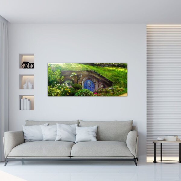 Tablou - Orasul Hobitin (120x50 cm)