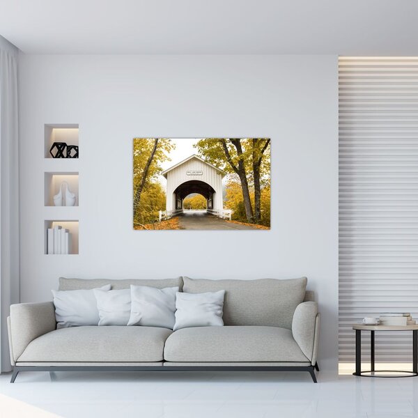 Tablou cu podul în Oregon (90x60 cm)