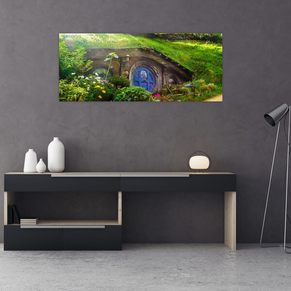 Tablou - Orasul Hobitin (120x50 cm)