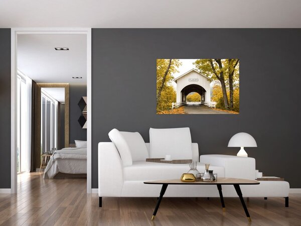 Tablou cu podul în Oregon (90x60 cm)