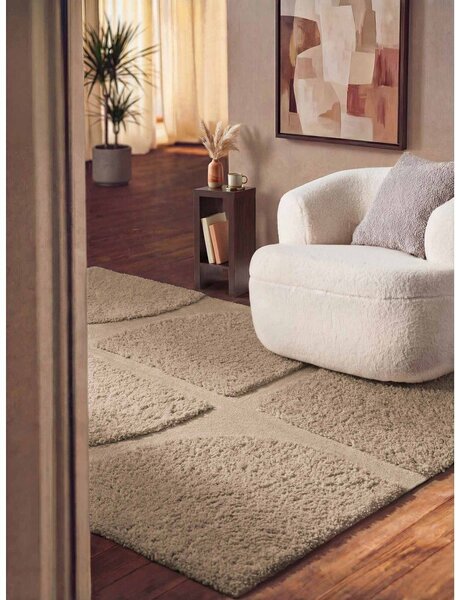 Covor bej țesut manual 120x180 cm Lambeth Jasper – Ted Baker