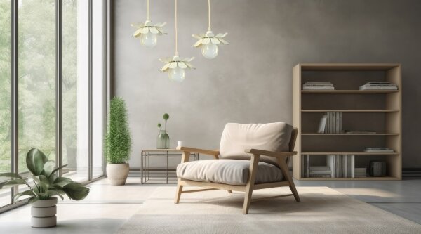 Bohemia-Design - Pendul pe cablu 1xE27/60W/230V crem