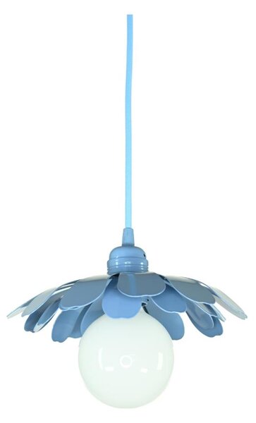 Bohemia-Design - Lustră suspendată pe cablu, 1xE27/60W/230V, albastră