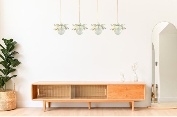 Bohemia-Design - Pendul pe cablu 1xE27/60W/230V crem
