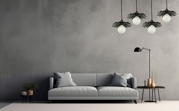 Bohemia-Design - Pendul cu cablu 1xE27/60W/230V, negru