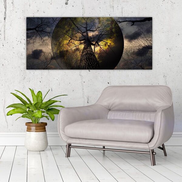Tablou - Cerul enigmatic (120x50 cm)
