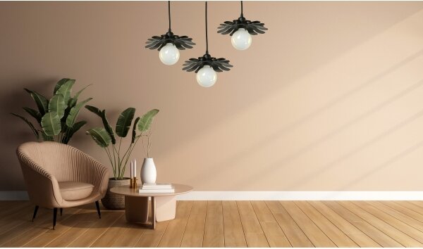 Bohemia-Design - Pendul cu cablu 1xE27/60W/230V, negru