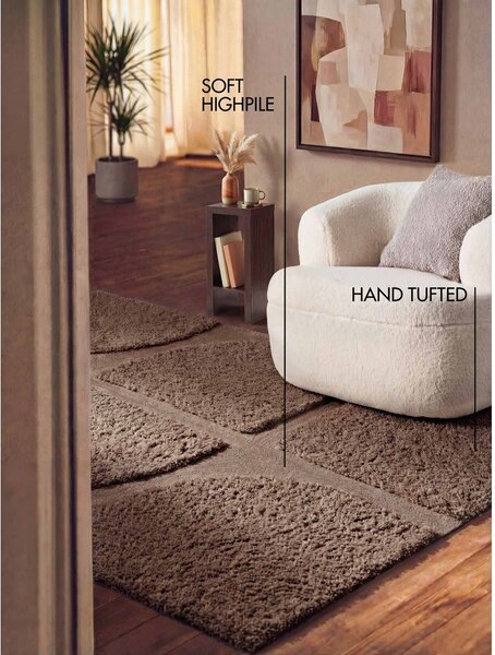 Covor maro țesut manual 120x180 cm Lambeth Jasper – Ted Baker