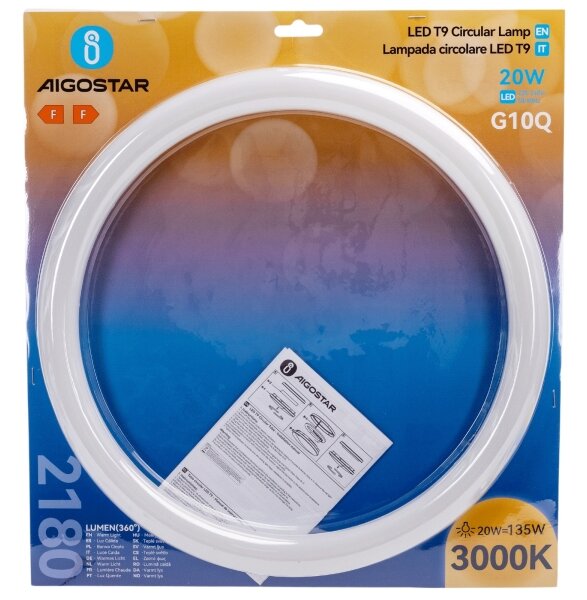 Tub LED fluorescent G10q/20W/230V 3000K - Aigostar