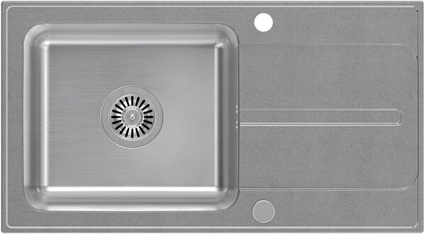 Quadron Ralph chiuvetă din granit-oțel 78x43 cm gri/grafit/onix FUS_R7843SZ