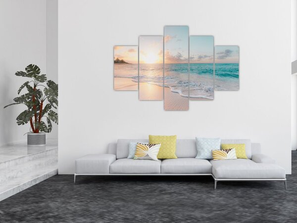 Tablou - Plaja de vis (150x105 cm)
