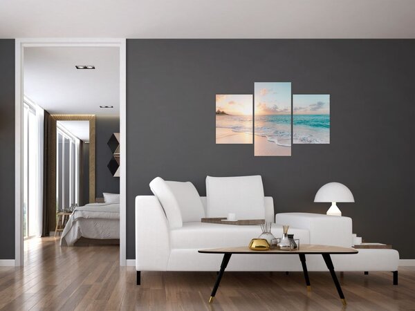 Tablou - Plaja de vis (90x60 cm)