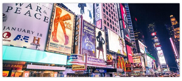 Tablou - New York Theather District (120x50 cm)