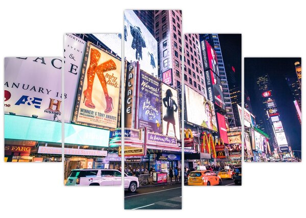 Tablou - New York Theather District (150x105 cm)