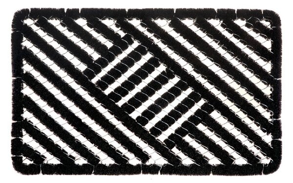 Covoraș de intrare din fibre de nucă de cocos 40x60 cm Coco Black – Hanse Home