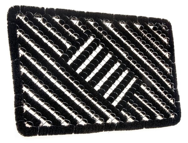 Covoraș de intrare din fibre de nucă de cocos 40x60 cm Coco Black – Hanse Home