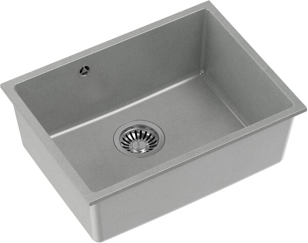 Quadron Alec chiuveta graniteq 53.5x40 cm gri/grafit/onix HQA5340SZK