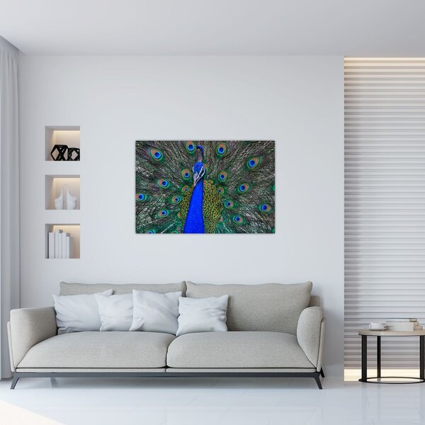 Tablou - Păun (90x60 cm)
