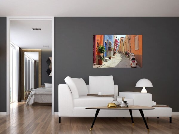 Tablou cu strada din Sardinia (90x60 cm)
