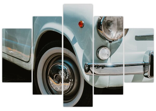 Tablou - mașina retro Fiat (150x105 cm)