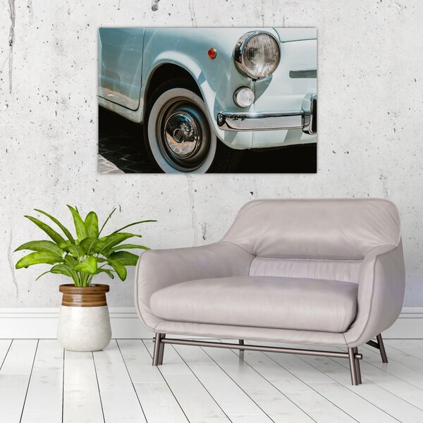 Tablou - mașina retro Fiat (90x60 cm)