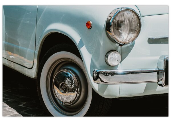 Tablou - mașina retro Fiat (90x60 cm)